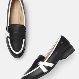 Allen Solly Women Contrast Color Loafers With Comfort Heels-picture-14