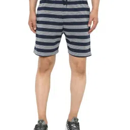 Vimal Jonney Blue Cotton Shorts-picture-12