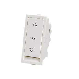 Rapid Flera Rocker Switch 1 Module 16 Amp 2 Way White, R-2089 (Pack of 20)-4