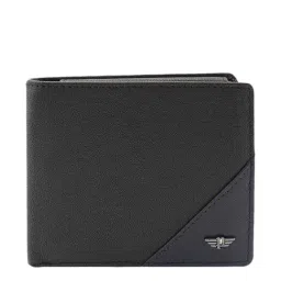 Police Groix Black Solid Bi-Fold Wallet for Men-36