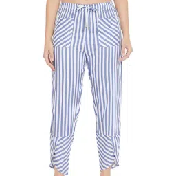 Hypernation Purple & White Striped Pyjamas-image-15
