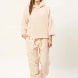 LILL Peach Top And Pyjamas With Eye Mask-picture-11