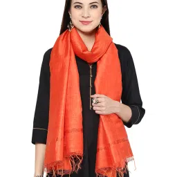 Dupatta Bazaar Orange Dupatta image 3