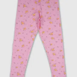 United Colors of Benetton Kids Pink Printed Leggings-picture-25
