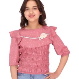 Cutecumber Kids Pink Printed Top-picture-5
