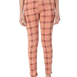 Proteens Peach Check Pyjamas-image-17