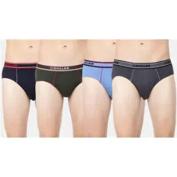 Dollar Bigboss Multicolored Cotton Regular Fit Briefs (Pack of 4)-picture-22