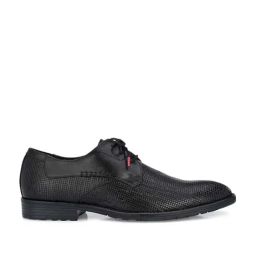Hitz Men's Black Derby Shoes-image-43