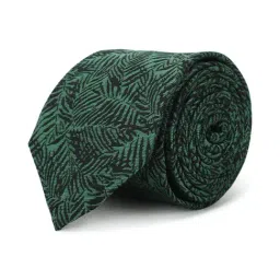 Louis Philippe Green Printed Tie-picture-36