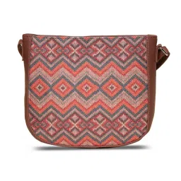 ZOUK Multicolor Printed Medium Cross Body Bag image 3