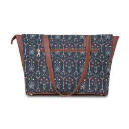ZOUK Multicolor Printed Large Tote Bag image 3