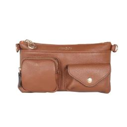 Allen Solly Brown Solid Medium Sling Handbag-96