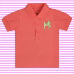 MINIKLUB Kids Coral Printed Polo T-Shirt-image-97