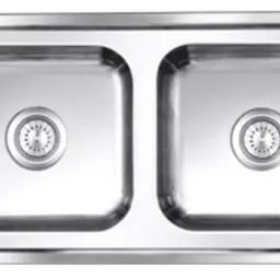 Nirali Popular 18x29.9x18 Inch Satin SS Double Bowl Kitchen Sink Graceful Glory-image-80