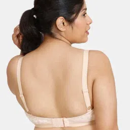 Zivame Beige Full Coverage Double Layered Bra image 2