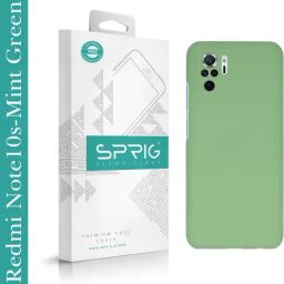 Sprig Liquid Silicone Back Cover for Redmi Note 10s (Green)-image-43