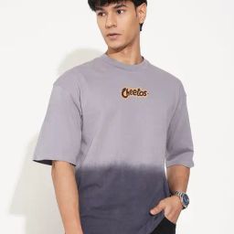Sf Jeans By Pantaloons Light Grey Relaxed Fit Printed T-Shirt-picture-27