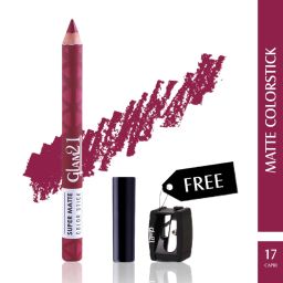 Glam21 Super Matte Color Stick with Sharpener 17 Capri - 3.5 gm image 1