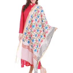 Dupatta Bazaar Off-White Dupatta image 1
