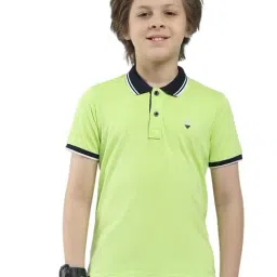 Monte Carlo Boys Green Cotton T-Shirt-picture-6