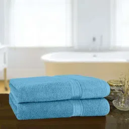 Raymond Home Everyday Sky Blue 450 GSM Cotton Bath Towel-image-21
