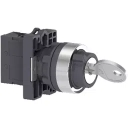 Sibass Electric Key Selector Switch 3 Position Diameter 22.5 mm PVC Body Without Contact Element with CE Mark, SE-EG33 (Pack of 300)-10