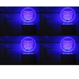 SOMIL Set of 4 3D Illusion Effect Multicolour Led Night Lamp-image-87
