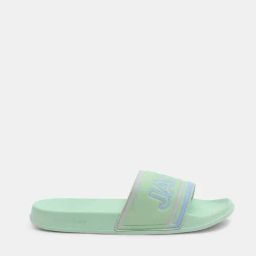 Jack & Jones Men's Large Typography Pastel Green Slides-image-50