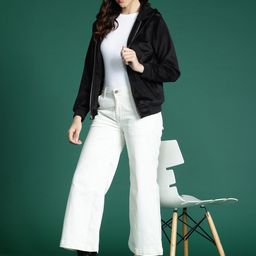 DressBerry Corduroy Hooded Bomber Jacket-image-50