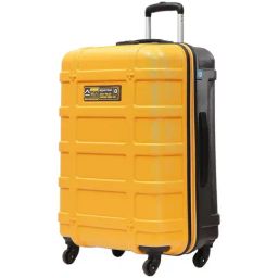Uppercase Cargo Yellow 4 Wheels Large Hard Cabin Trolley Bag-picture-12