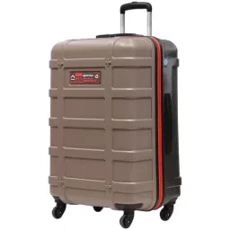 Uppercase Cargo Brown 4 Wheels Large Hard Cabin Trolley Bag-image-55