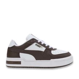 Puma Men's CA Pro Classic Whie & Espresso Brown Casual Sneakers-image-2