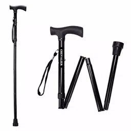 Chevalier Walking Stick for Patients, Unisex, Foldable, Aluminum, Black-image-91
