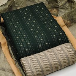 Maroosh Striped Woven Design Unstitched Dress Material-image-31
