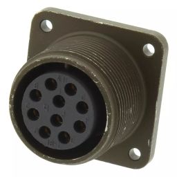 ITT CANNON Circular MIL Spec Connectors CIRCULAR CONNECTOR, RECEPTACLE, SIZE 18, 10 POSITION, BOX, MS3102R18-1S-image-32