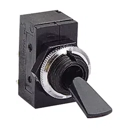 ARCOLECTRIC (BULGIN LIMITED) TOGGLE SW, SPST, 20A, 250VAC, PANEL, C1700HOAAG-15