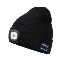 FabSeasons Unisex Beanie with Rechargeable LED Lights & Wireless Bluetooth Headphones-image-88