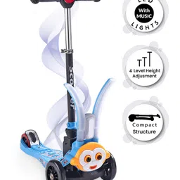 Babyhug Celerity Kids Kick Scooter - Blue-picture-39