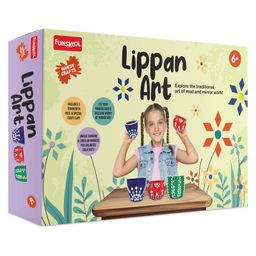 Funskool Mirror and Lippan Art- Multicolor-10