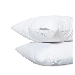 MYARMOR Cotton Terry Pillow Protectors Standard Size Set of 2 - White-26