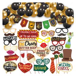 Wobbox Happy Birthday Props Happy Birthday Banne Harry Potter Theme Decoration Items Multi Color -Pack Of 50-image-18