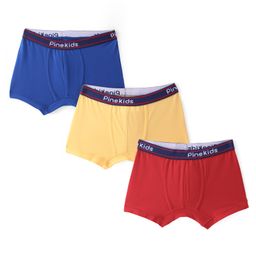 Pine Kids Cotton Spandex Knit Solid Colour Trunks Pack of 3  (Colour May Vary)-image-22