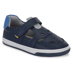 TUSKEY Cut Out Detailed Velcro Closure Shoes - Navy Blue-picture-38