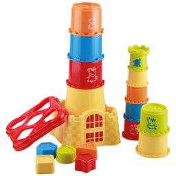 JOYO Peppa Pig Castle Nesting Stacker Cup Set of 18 - Blue & Red image 2
