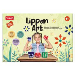 Funskool Mirror and Lippan Art- Multicolor image 3