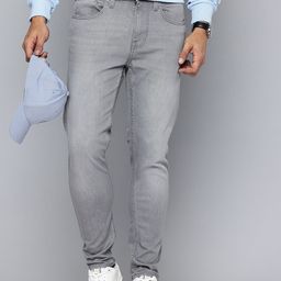 Flying Machine Men F19 Slash Slim Tapered Fit Heavy Fade Stretchable Jeans-picture-40