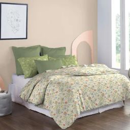 Mytrident Soft Comfort Cotton King Size Bedsheet with 2 Pillow Covers-image-51