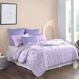Mytrident Soft Comfort Cotton King Size Bedsheet with 2 Pillow Covers-31