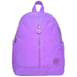 Bahama Crinkle Light Purple Nylon Medium Backpack-image-39