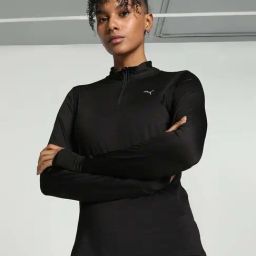 Puma Black Regular Fit Sports T-Shirt-picture-21
